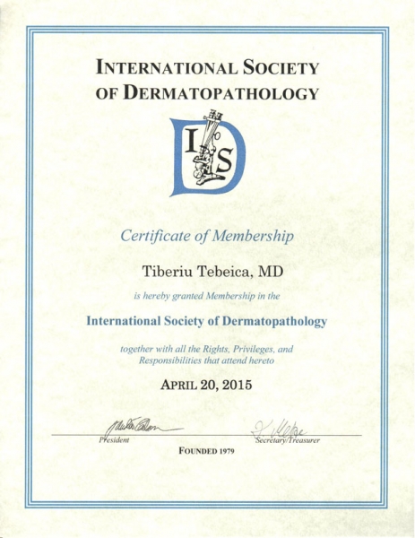 Certificat-de-Membru-International-Society-of-Dermatopathology