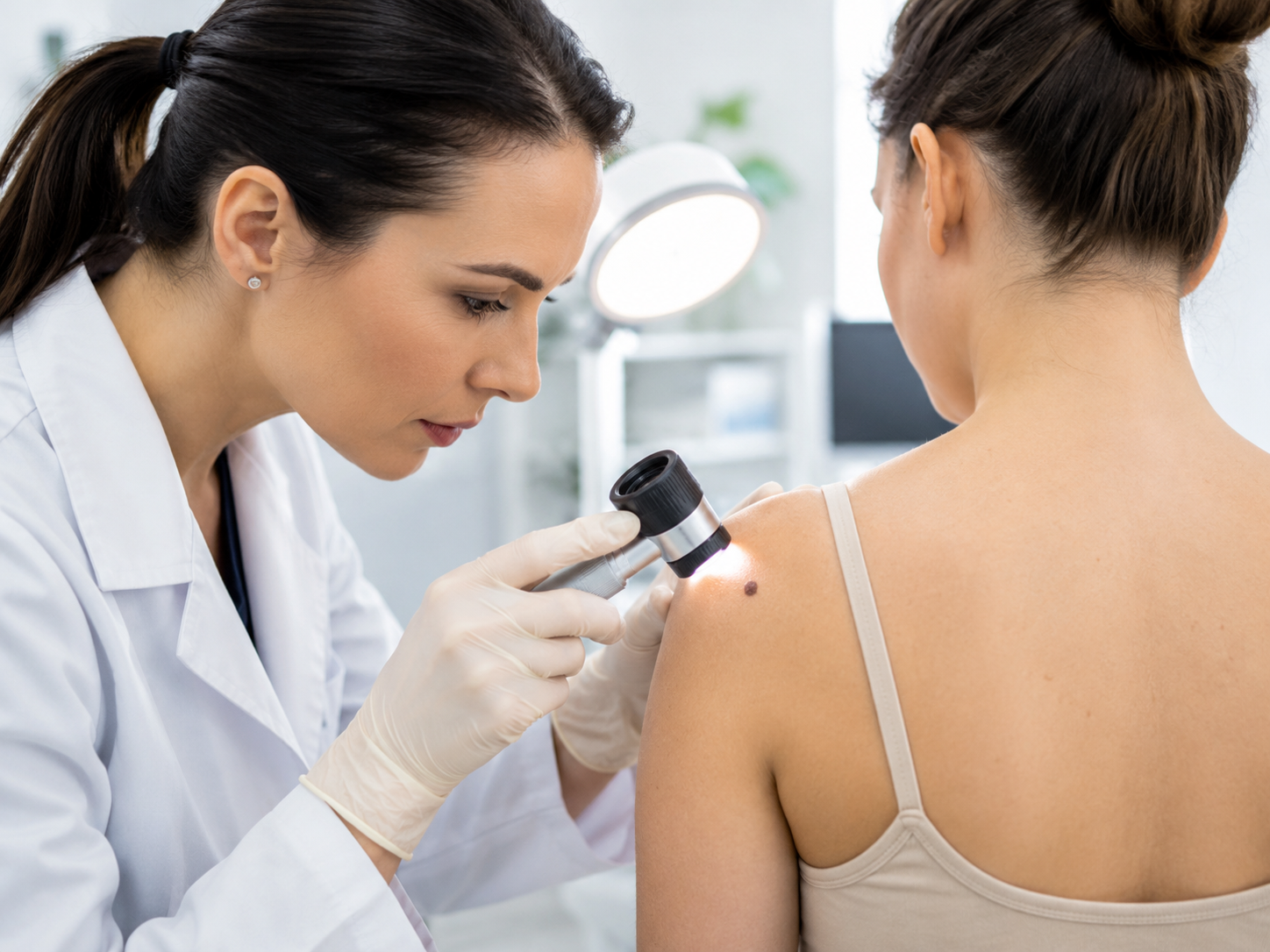 Aluniță care sângerează: când trebuie verificată de dermatolog