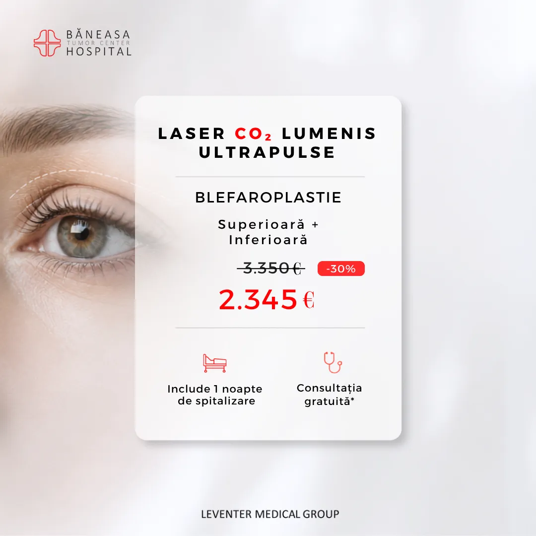 Blefaroplastie superioară și inferioară - preț