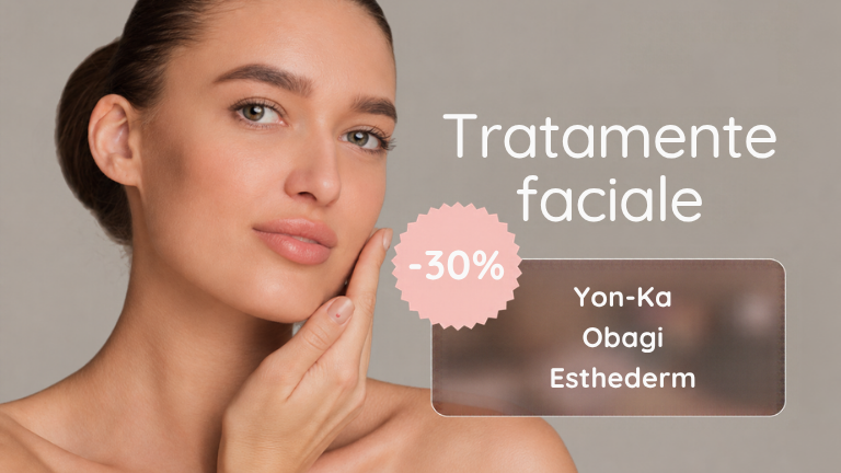 30% reducere la tratamente dermato-cosmetice